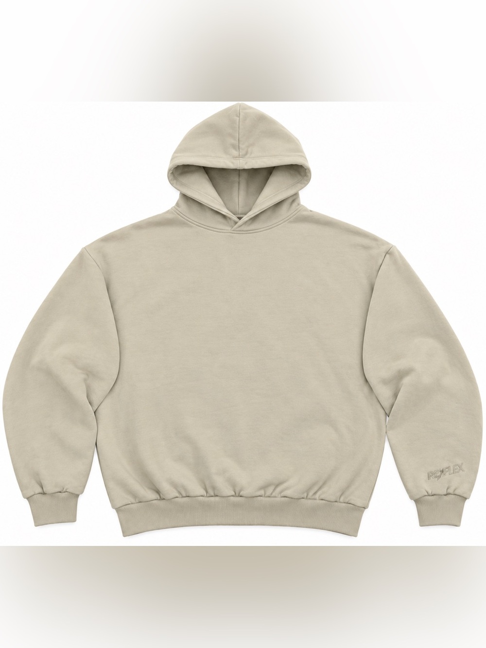 POPFLEX Cloud Hoodie 1X/3X Beige Tan Oversized Pullover Sweatshirt NWT